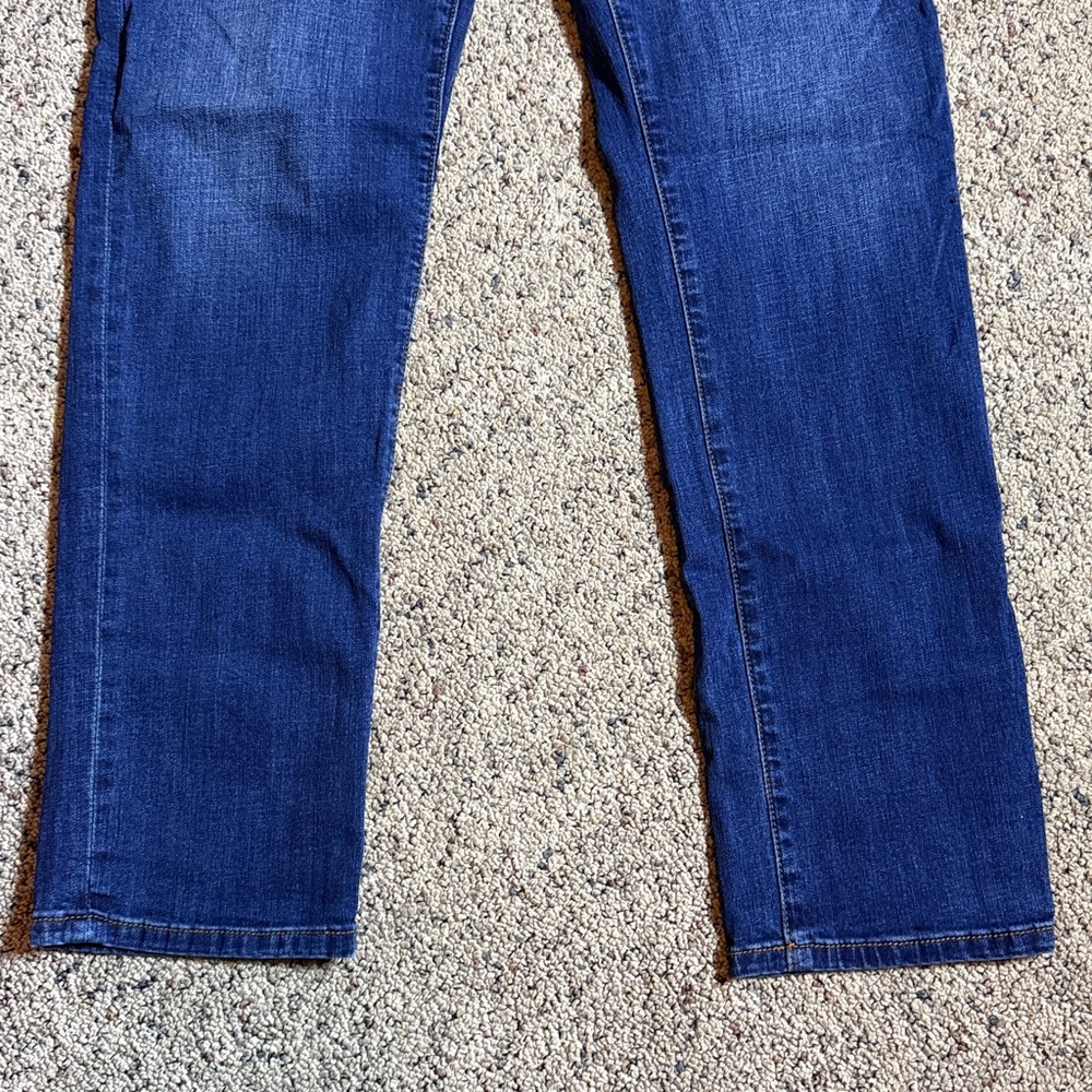 Kut From The Kloth Women’s Dark Blue Jeans Midrise Straight Leg Sz 12 - Picture 5 of 11